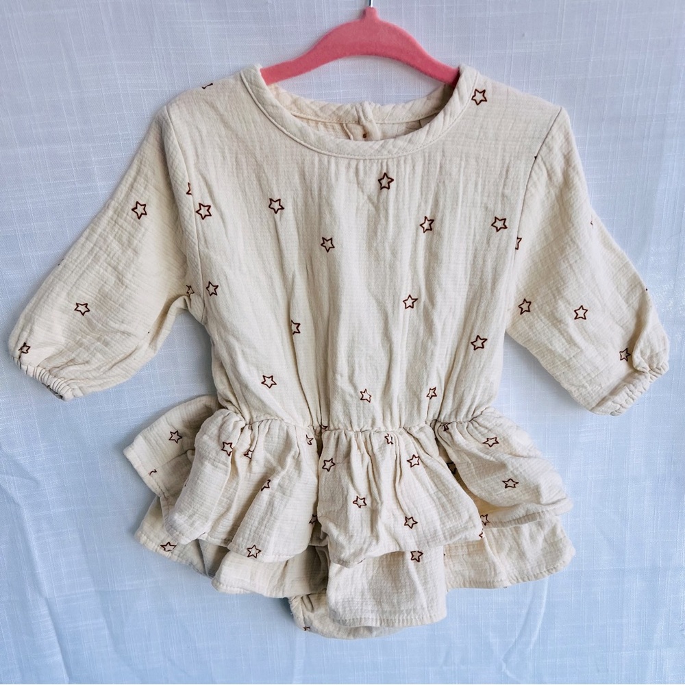 Baby girl romper-dress - 6-12 months - Quincy Mae